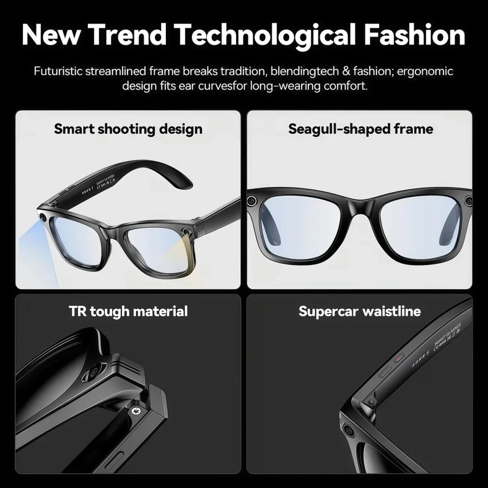 AI Smart Glasses 8MP