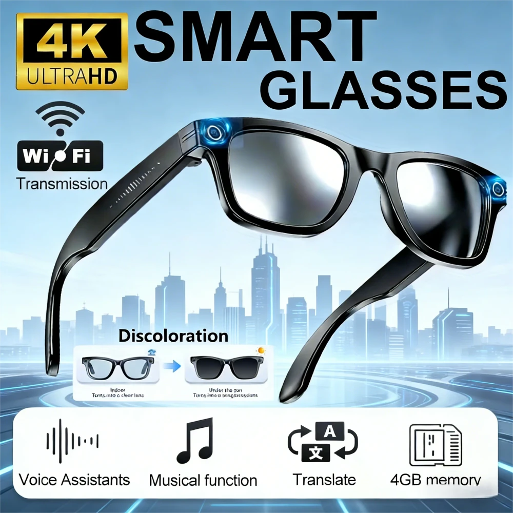 AI Smart Glasses 8MP